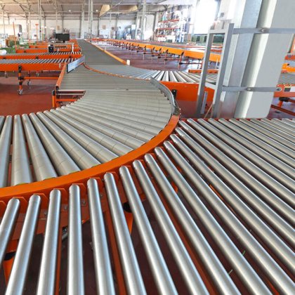 90° Turning Curve Roller Conveyor