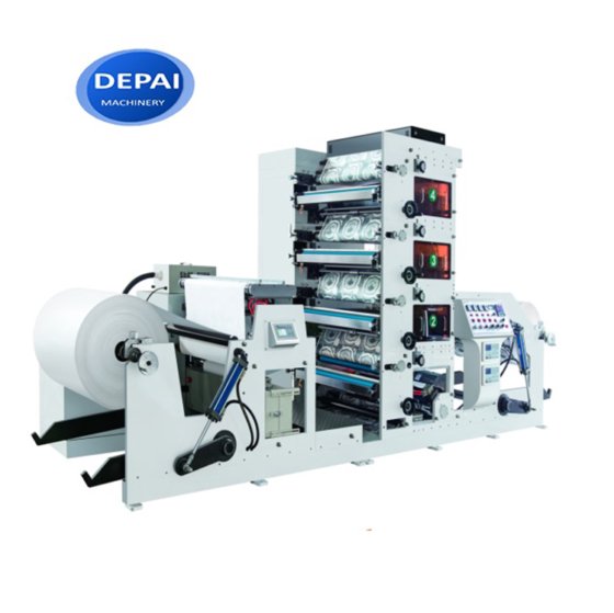 850 950 width jumbo roll to roll 2 color paper cup printing machine