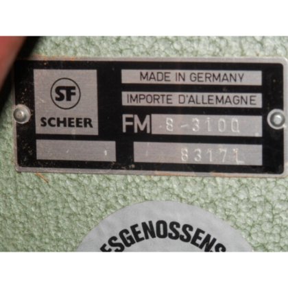 SCHEER FM 8-3100