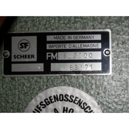 SCHEER FM 8-3100