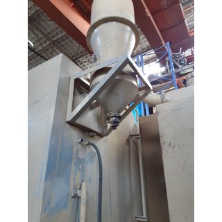 Sandblasting machine with turntable and