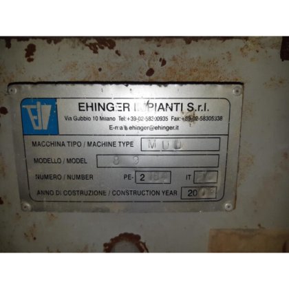 2003 EHINGER IMPIANTI MUD 89