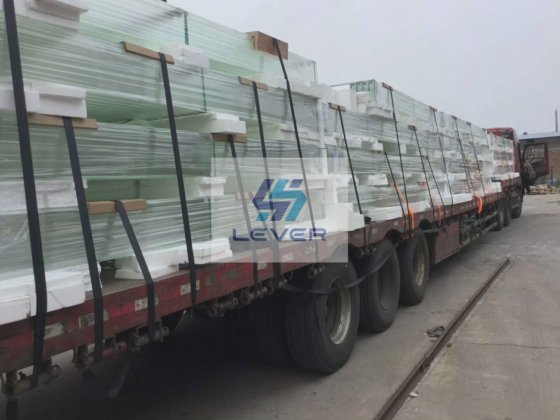 U Shape Sandblasting Glass