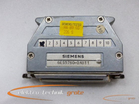 Siemens 6ES5760 0AB11 Simatic Abschlußstecker