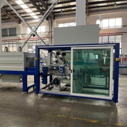 自动半盘 PE 薄膜收缩包装机