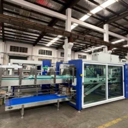 自动半盘 PE 薄膜收缩包装机