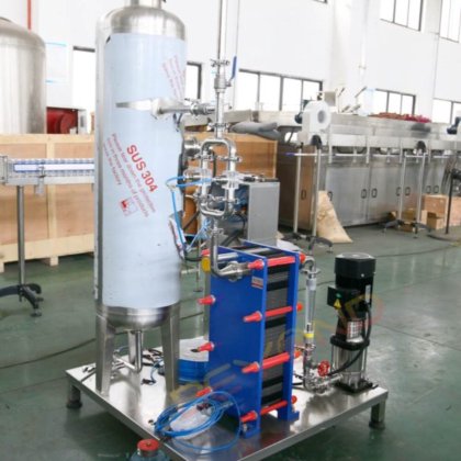 高效二氧化碳混合器，带板式换热器，用于精确的气体混合和温度控制