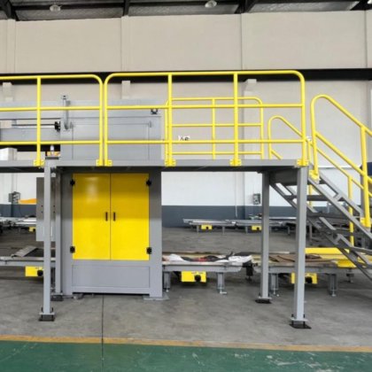 玻璃瓶和铝罐拆垛机