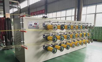 塑料圆丝拉丝机 Rope Net