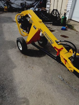 Ground Hog HD99 Hydraulic Earth drill Towable Post Hole Digger 1 Man in ...