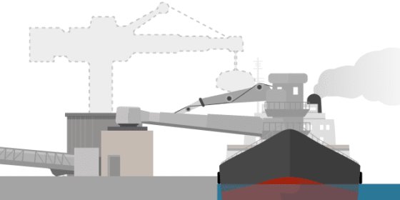 セルフローディング・アンローディングシステム 運搬機械