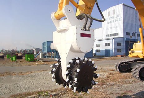 ツインヘッダ 掘削機械