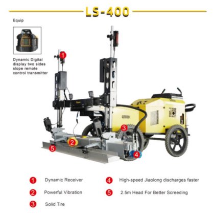 LS-400 四轮驱动激光螺旋筛分机