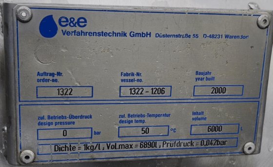 2000 Gebrauchte lagerbehälter