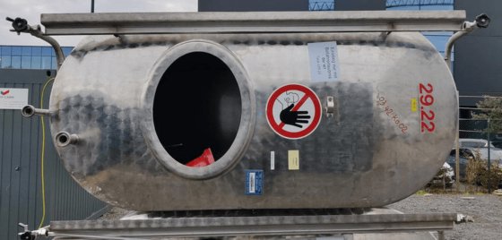 Gebrauchte lagerbehälter