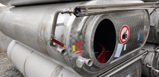 Gebrauchte lagerbehälter