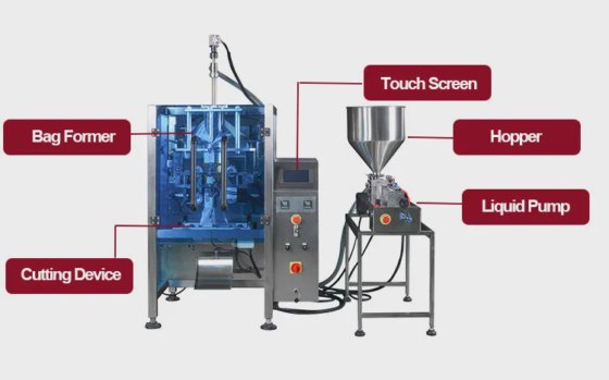 自动塑料袋1公斤食用油纯净水果汁液体包装机