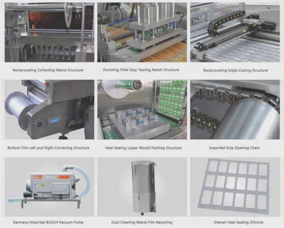 真空肉猪加熱縮機械包装機
