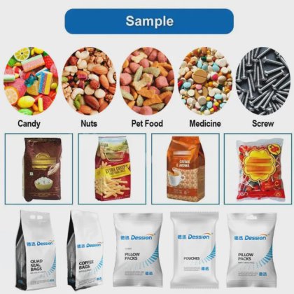 Multi Function Automatic Cooked Rice Pouch Weighing Packing Sealing ...