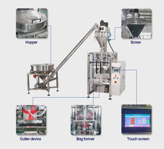 全自动500克1公斤玉米小麦粉包装机