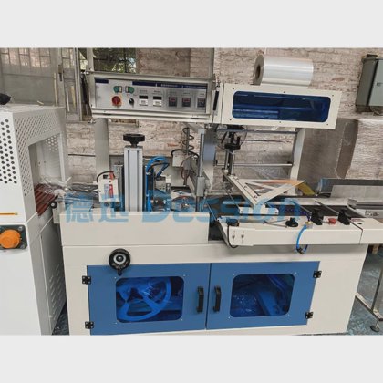 自動で簡単に切り取れるティーボックス用セロハン包装機