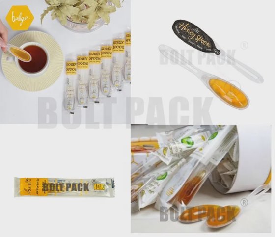 全自动新型蜂蜜勺灌装封口包装机