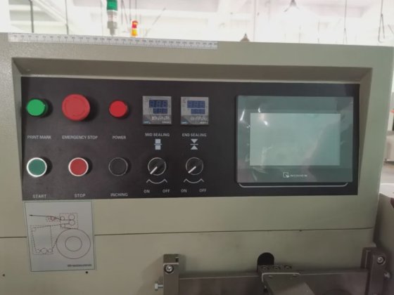 水平自動新鮮果物・野菜梱包機 ピロータイプ包装機