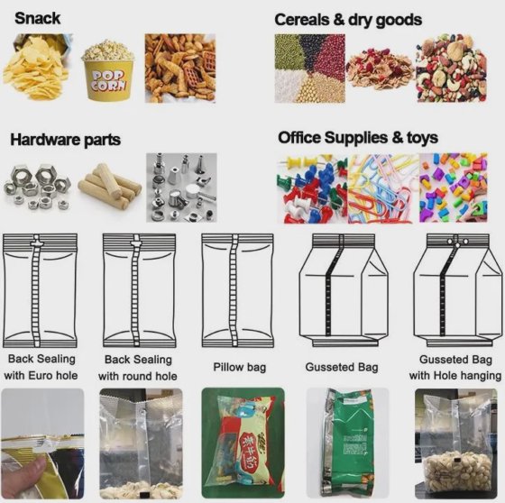 自動顆粒包装機 ドイパック充填機 豆菓子種子袋 既製袋包装機