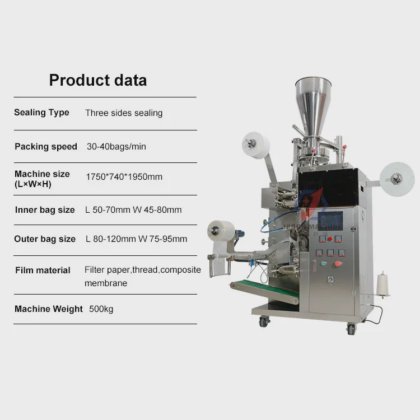 自動ハーブフィルターバッグティー包装機