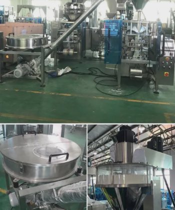 スクリュー計量式全自動コーン小麦粉粉末包装機