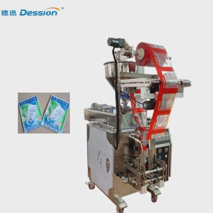 佛山デザイン小型不規則形状サシェ充填シール機 エネルギージェル包装機