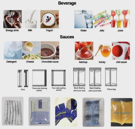 新型畅销蜂蜜加工和小袋包装机