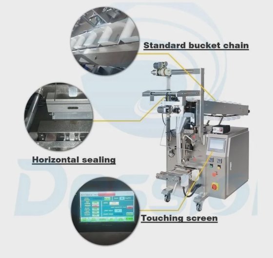 自動バケットチェーンゼリーキャンディ計数包装機