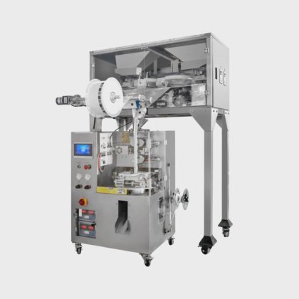 高速尼龙金字塔茶包内外袋包装机三角茶包包装机