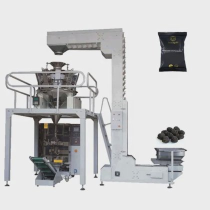 包装机蔬菜干果小饼干零食称重机大型立式包装机