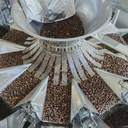 500gミックスバッグフルーツ＆野菜チップス自動高精度計量包装機