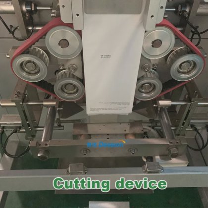 スタンドパック付きニンニクパウダー用縦型全自動粉末包装機