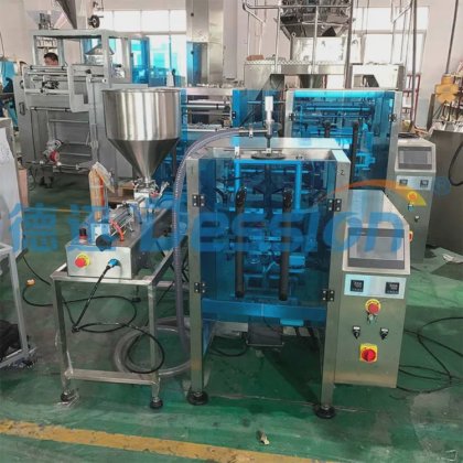 全自动高品质果汁蜂蜜奶油水液体包装机