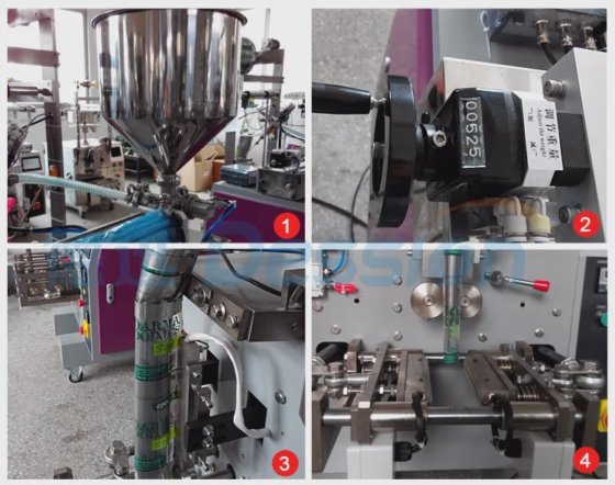 Dession垂直自動スイートソース充填機（蜂蜜スティックバッグ包装用）