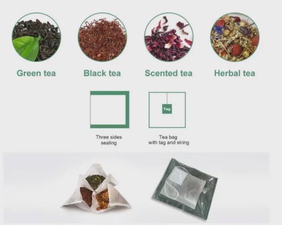 自动茶包内袋与外袋包装机，绿茶包包装机