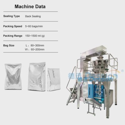 デッション揚げ物、膨化食品、魚、犬、ペットの飼料、自動包装機