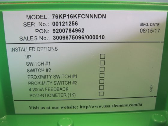 NEW Rotork KT-40 Fig TK-4XA2710A90C8