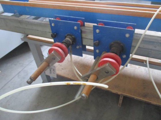 木製窓枠およびパネル組立用組立作業台 寸法 QUADRO 型