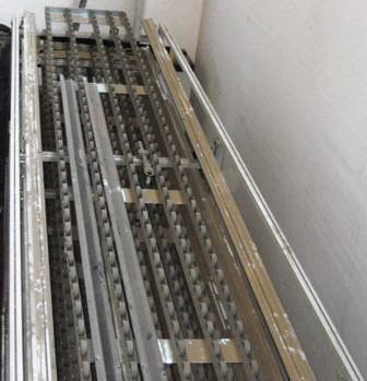 5个隔间的滚筒输送机