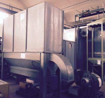 荷降ろしスクリュー付き変電所