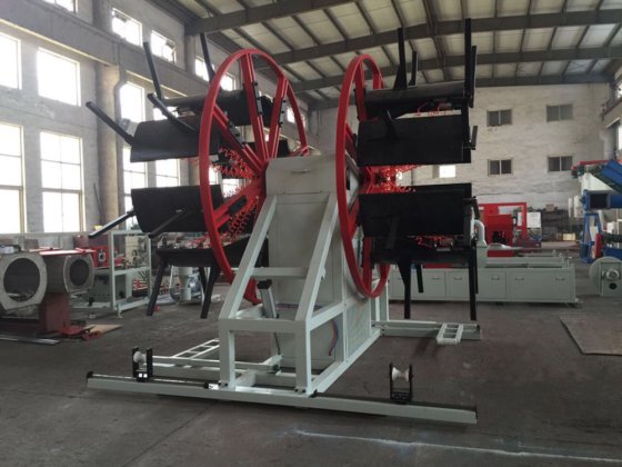 塑料管材收卷机