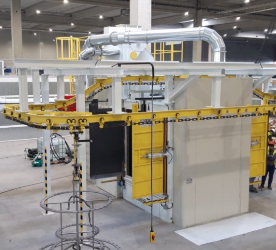 GSA type shot blasting machines
