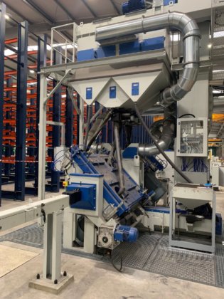 Strahlanlage type SF, SB, FM,