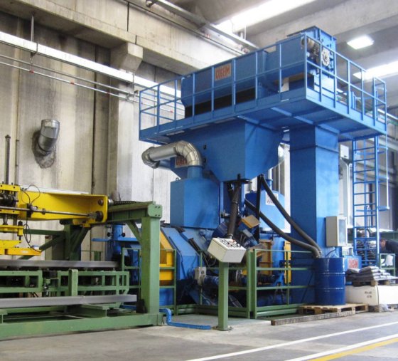 Strahlanlage type SF, SB, FM,