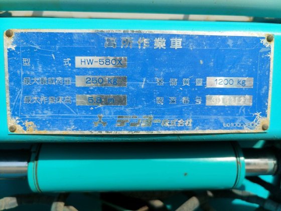 2017 デンヨー HW-580X